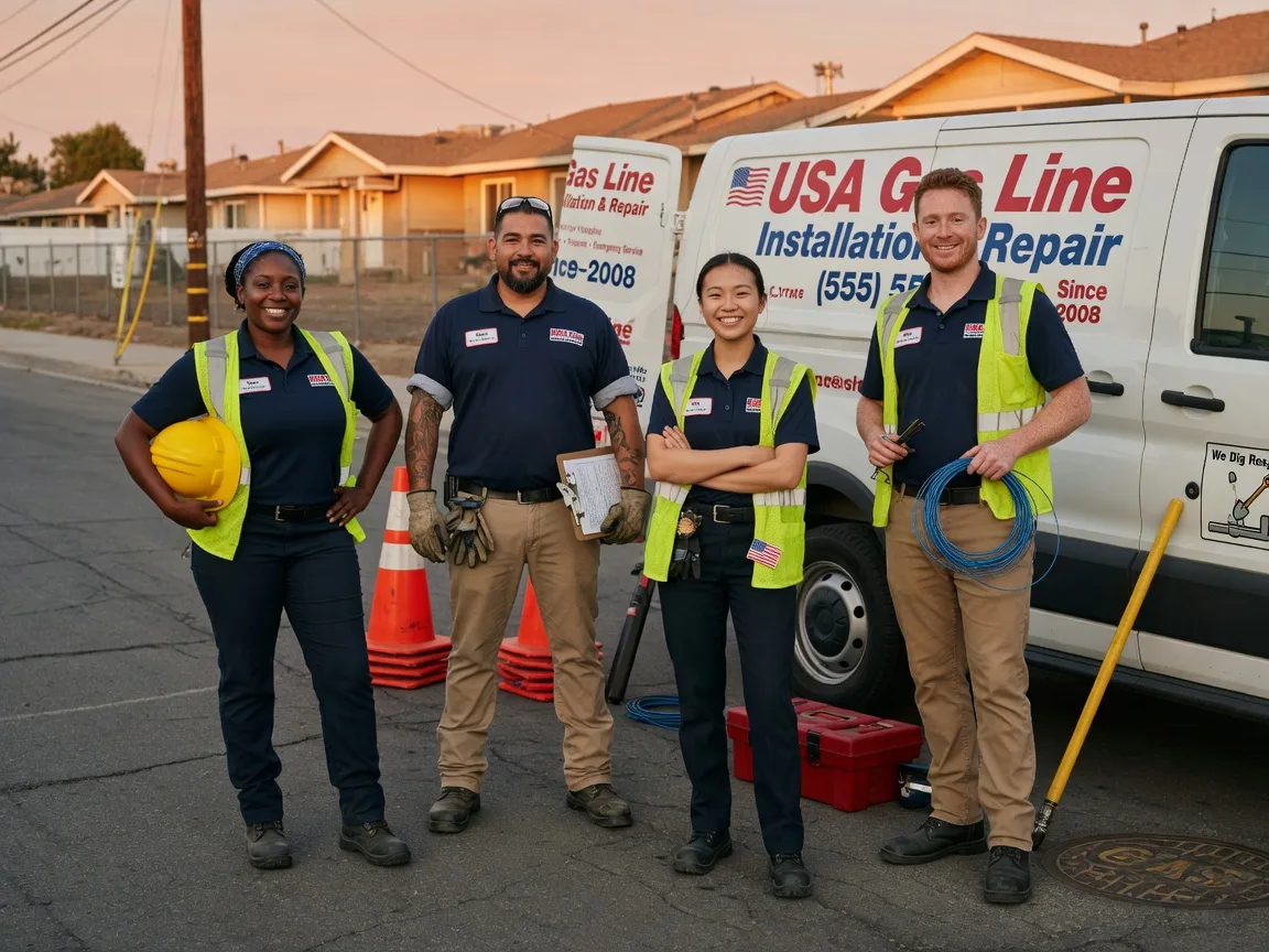 Gas Line Installation company in Blue Grass, IA